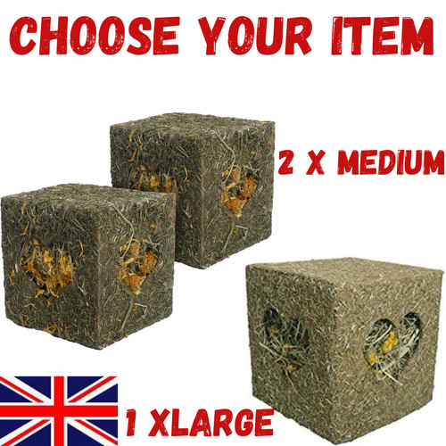 Small animal hay cube rosewood - small,