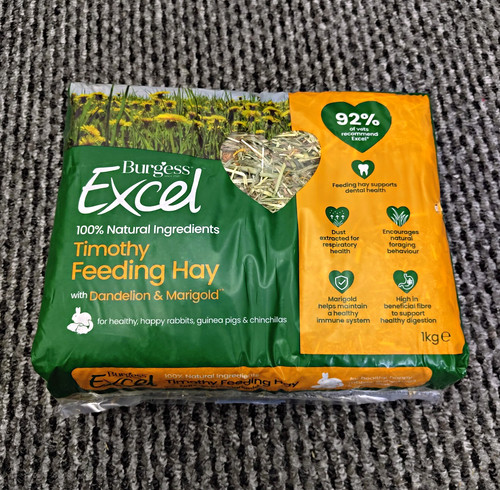 Burgess excel timothy - excel, feeding
