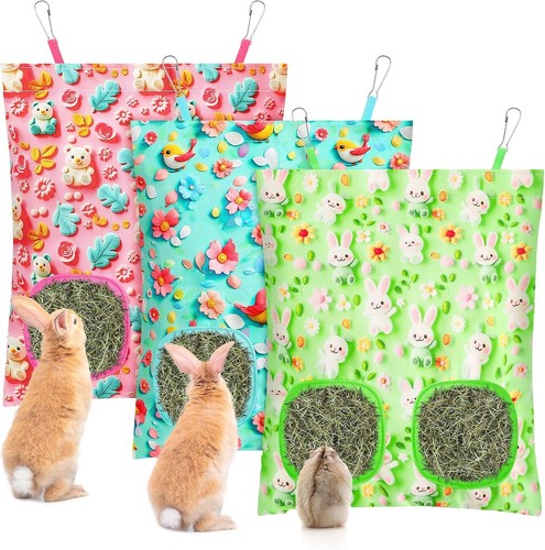 Rabbit hay feeder hole - 3x,